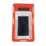 Oranžové vodotěsné pouzdro na telefon – Zulupack® Phone Pocket – IP68 do hloubky 3 m