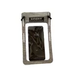Šedé odolné vodotěsné pouzdro na telefon – Zulupack® Phone Pocket – IP68, do hloubky 3 m