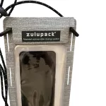 Šedé odolné vodotěsné pouzdro na telefon – Zulupack® Phone Pocket – IP68, do hloubky 3 m