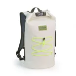 Vodotěsný batoh Zulupack® Indy 20L Cordura® – IP67 bílý/zelený pro vodní sporty, turistiku a městské použití