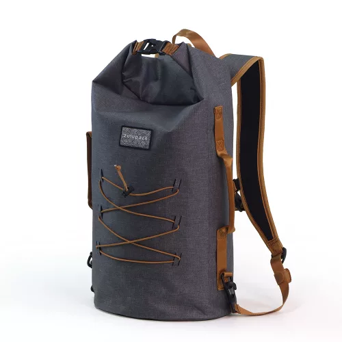 Vodotěsný batoh Zulupack® Indy 25L – (IP67), tmavě šedý – pro vodní sporty, turistiku i do města