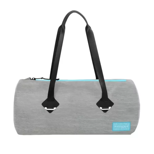 Kompaktní voděodolná taška na sport a cestování – Zulupack® Yoggy 16L IP65 šedá/modrá
