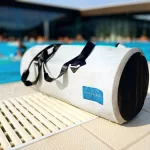 Kompaktní voděodolná taška na sport a cestování – Zulupack® Yoggy 16L IP65 šedá/modrá