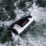 Vodotěsná sportovní taška na sport a cestování – Zulupack® Fit 32L IP66 – šedá/camel