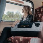 Vodotěsná sportovní taška na sport a cestování – Zulupack® Fit 32L IP66 – šedá/camel