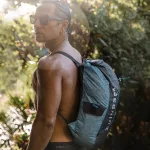 Vodotěsný batoh, sbalitelný 12 L – modrý, IP66, pro turistiku, SUP a kajak – Zulupack® Quokka