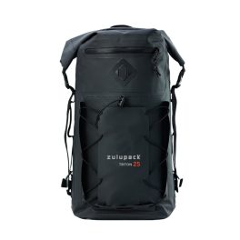 Vodotěsný batoh 25L – IP67, odolný, ergonomický, na turistiku, výlety a vodní sporty, černý – Zulupack® Triton