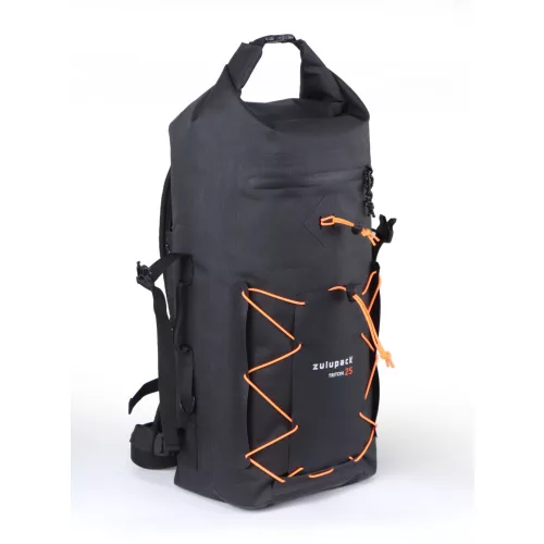 Vodotěsný batoh Zulupack® Triton 25L Cordura® – IP67, černý – na turistiku a vodní sporty