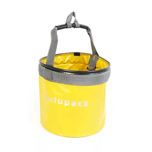 Skládací kbelík pro kempování a loď Zulupack® Bosco 15L– žlutý
