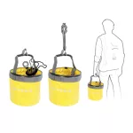 Skládací kbelík pro kempování a loď Zulupack® Bosco 15L– žlutý