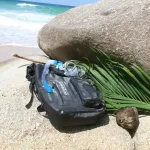 Černý vodotěsný batoh na vícedenní túry a vodní sporty – Zulupack® Nomad 35L IP67