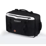 Voděodolná cestovní taška Zulupack® Antipode 45L Cordura® IP63 – černá/bílá – stylová a praktická na každou cestu