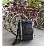 Voděodolná cestovní taška Zulupack® Antipode 45L Cordura® IP63 – černá/bílá – stylová a praktická na každou cestu