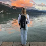 Černý vodotěsný batoh 18L – IP67, odolný, pro město i outdoor – Zulupack® Mojo